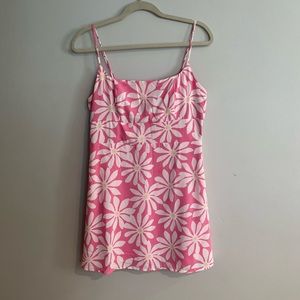 Forever 21 Floral Print Cami Mini Dress NWT Pink